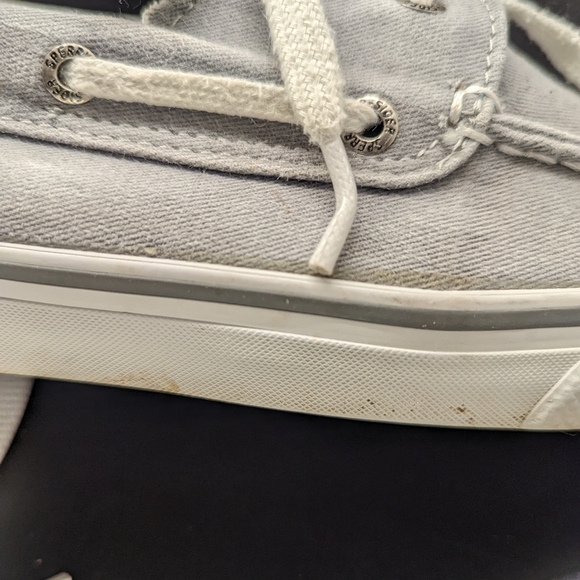 SPERRY Women's boat shoes grey lace-ups size 9M - Picture 8 of 11